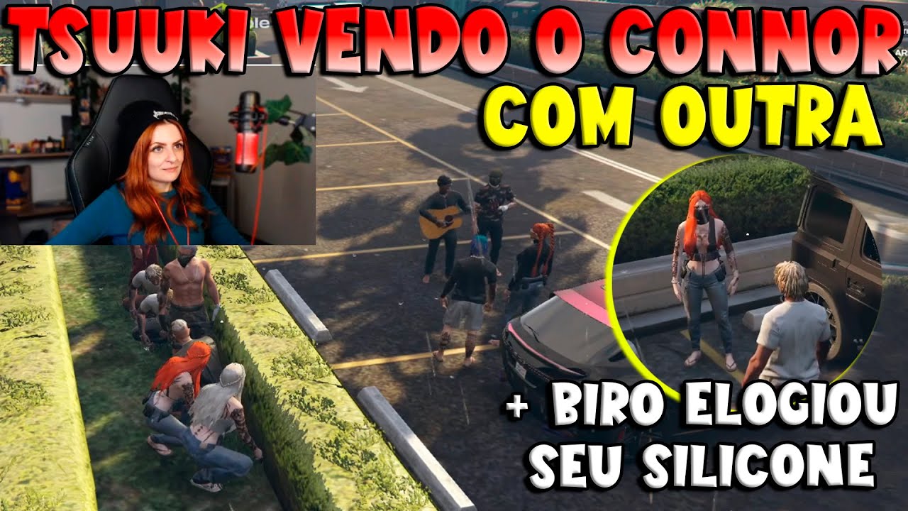 TSUUKI VIU O CONNOR COM OUTRA + BIRO ELOGIOU SE S1LICONE 👀💔😂 - KOGA GTA RP CLIPS