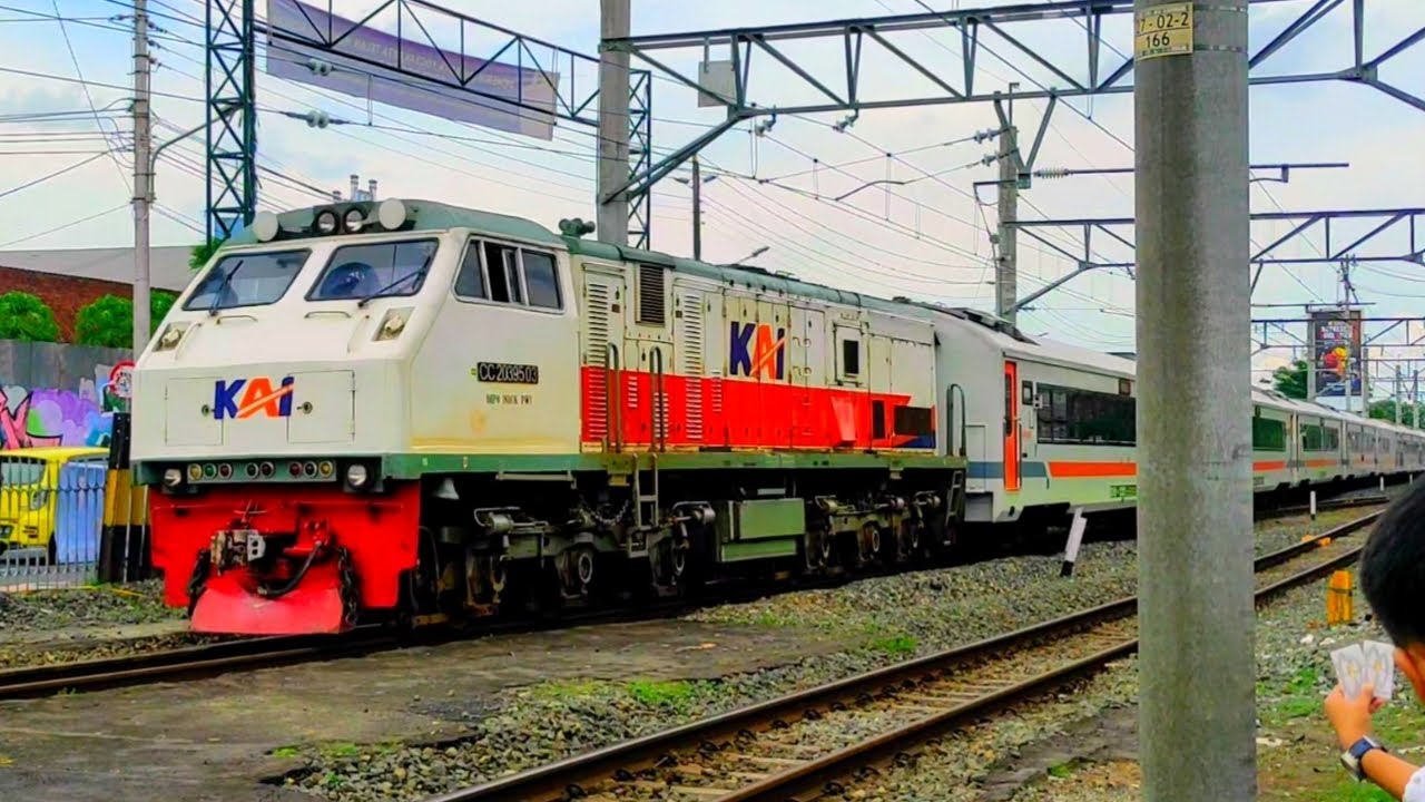 AKTIVITAS KERETA API KELUAR MASUK STASIUN YOGYAKARTA