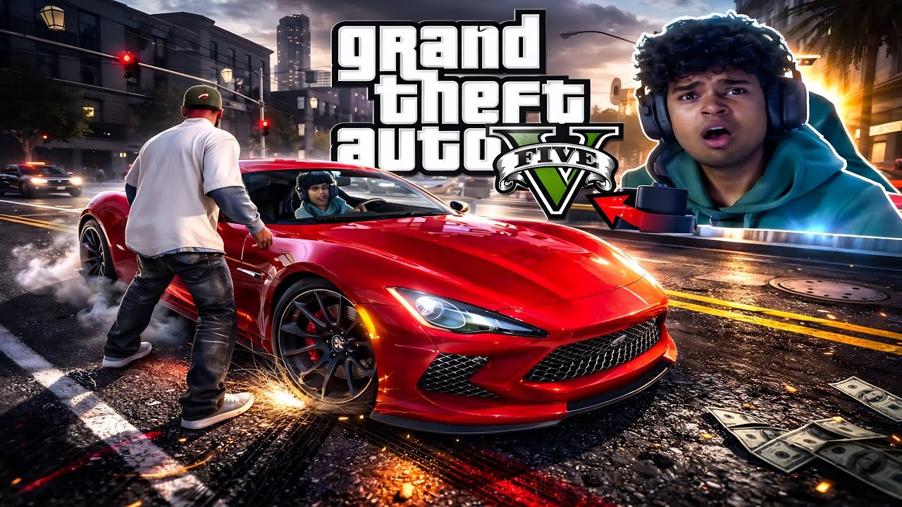Playing GTA 5 First Time 😳 Stealing My First Supercar! 🔥 Zain Gaming #001 | Gameplay 