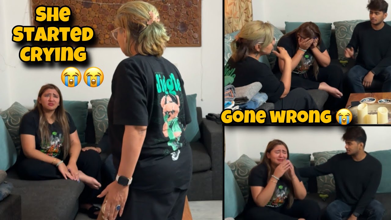 Heartbroken 💔 Prank on My Girlfriend With Her Mom * She Started Crying 😭