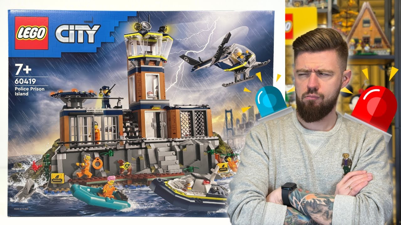 POLICJA Z WIĘZIENNEJ WYSPY 🚨 LEGO CITY 60419 RECENZJA