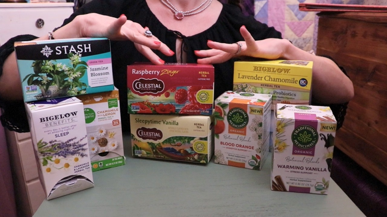 ASMR Relaxing Tea Packages Show and Tell Tea Haul Some Package Sounds Over Explaining Packaging
