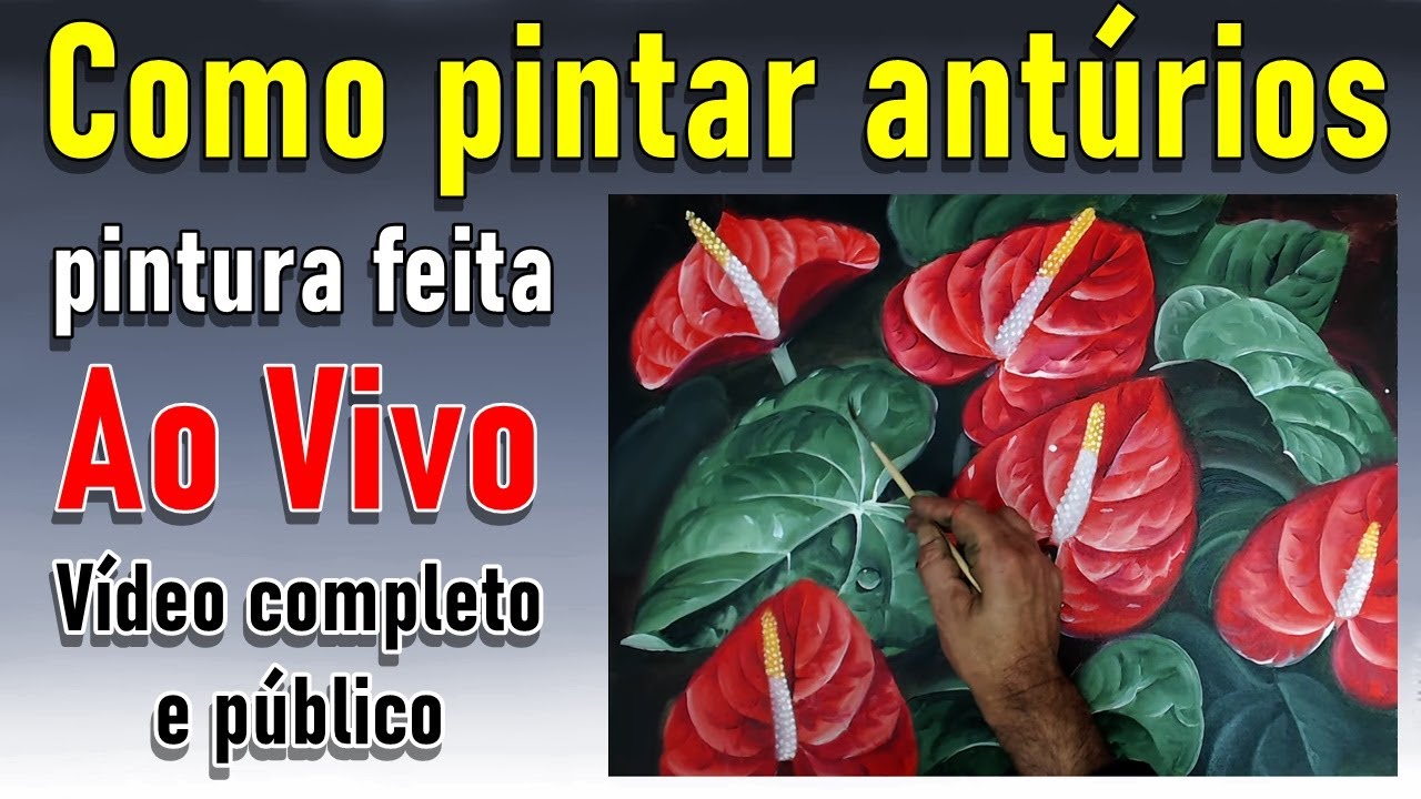 Como pintar antúrios