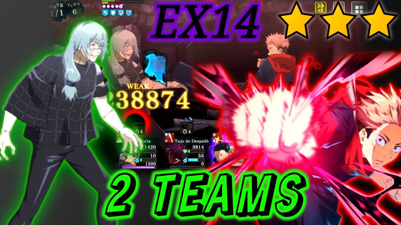 [JJKPP] EX14 - 3 Stars⭐ (2 TEAMS) | JJK Phantom Parade Global