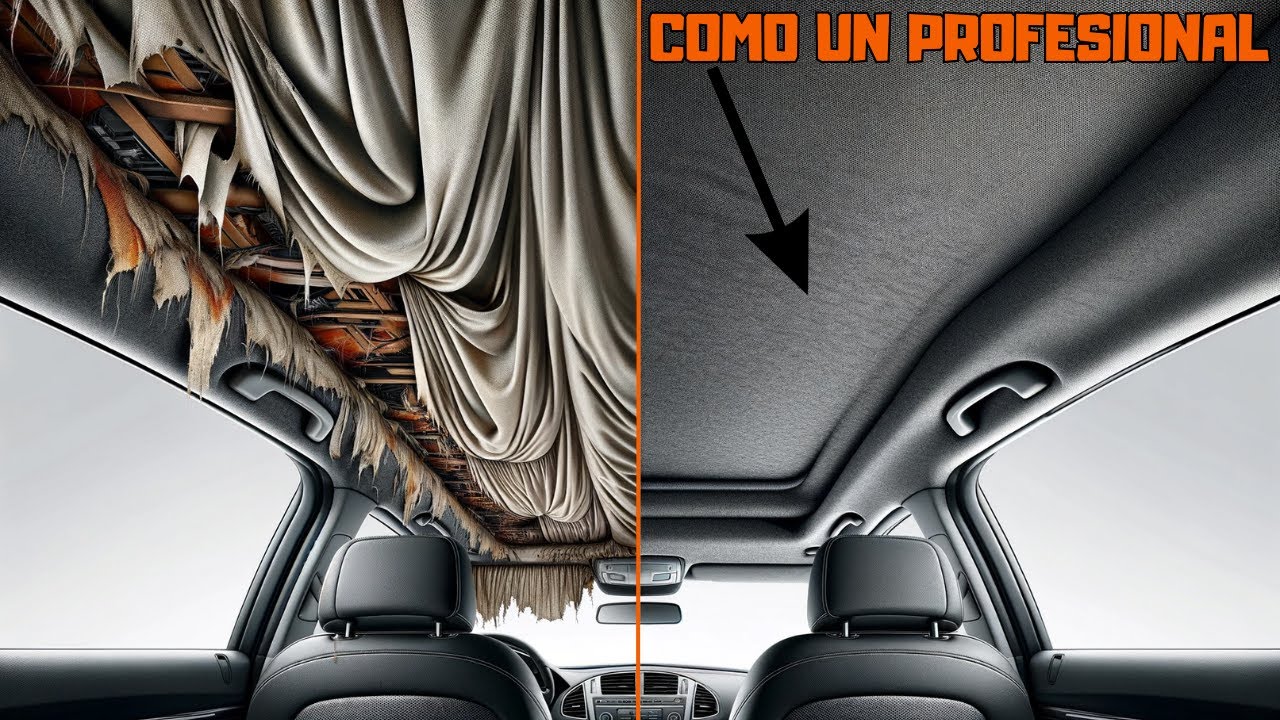 Truco! Reparar El Techo Interior Del Coche Con Poco Dinero