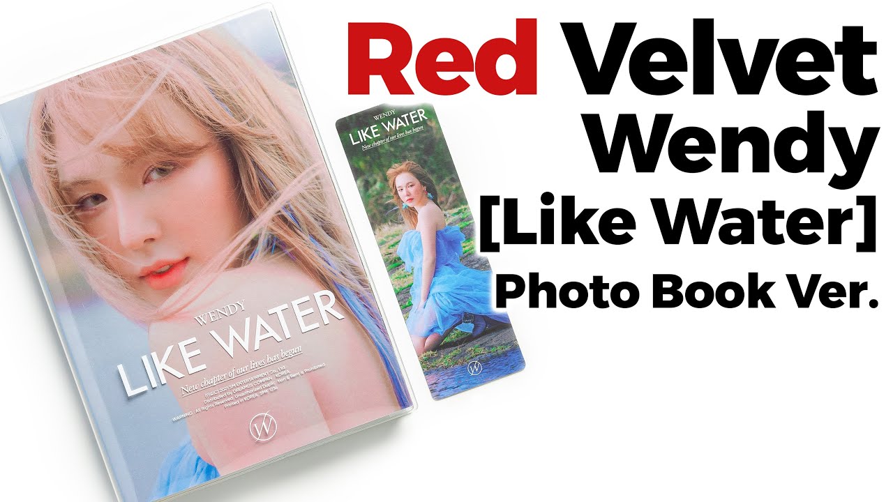 Unboxing Red Velvet Wendy Like Water Mini Album Photobook Ver. / Quick Look