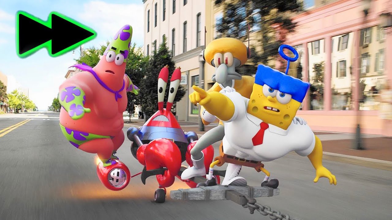 SpongeBob Movie 2 but it gets faster every time SpongeBob is in frame