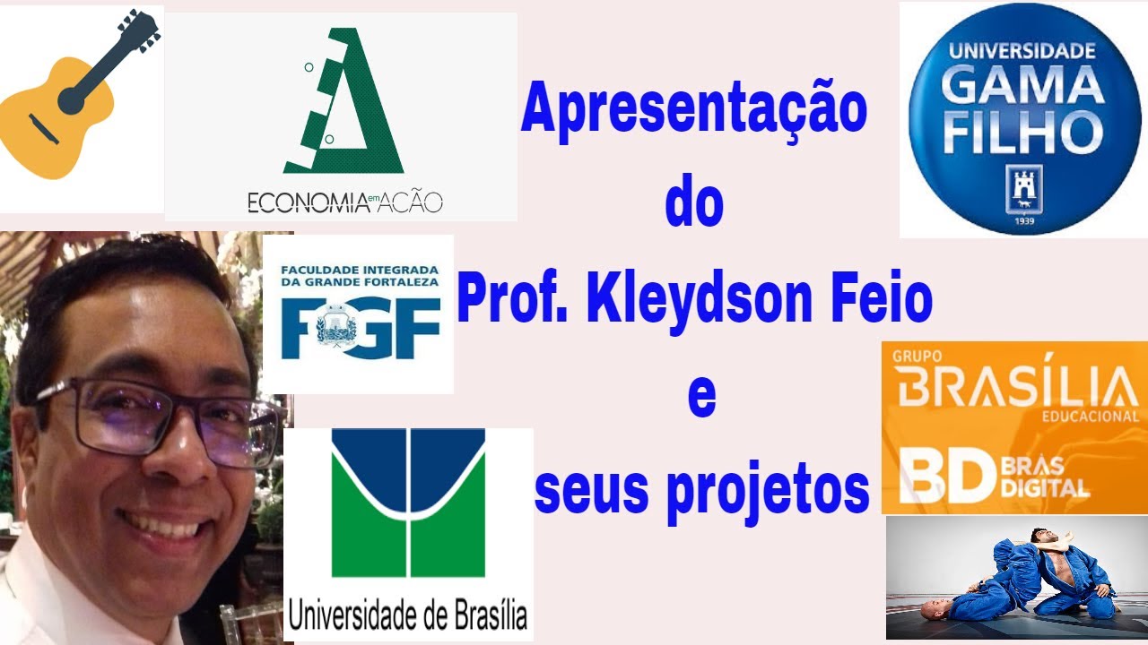 Apresentação do professor Kleydson Feio e seus Projetos