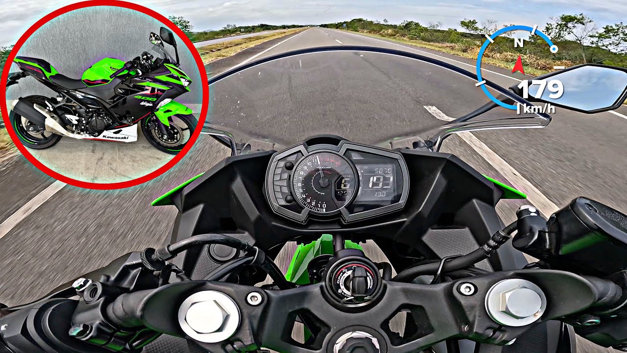 MEU TOP SPEED KAWASAKI NINJA 400 2022 - A MAIS RÁPIDA DA CATEGORIA?