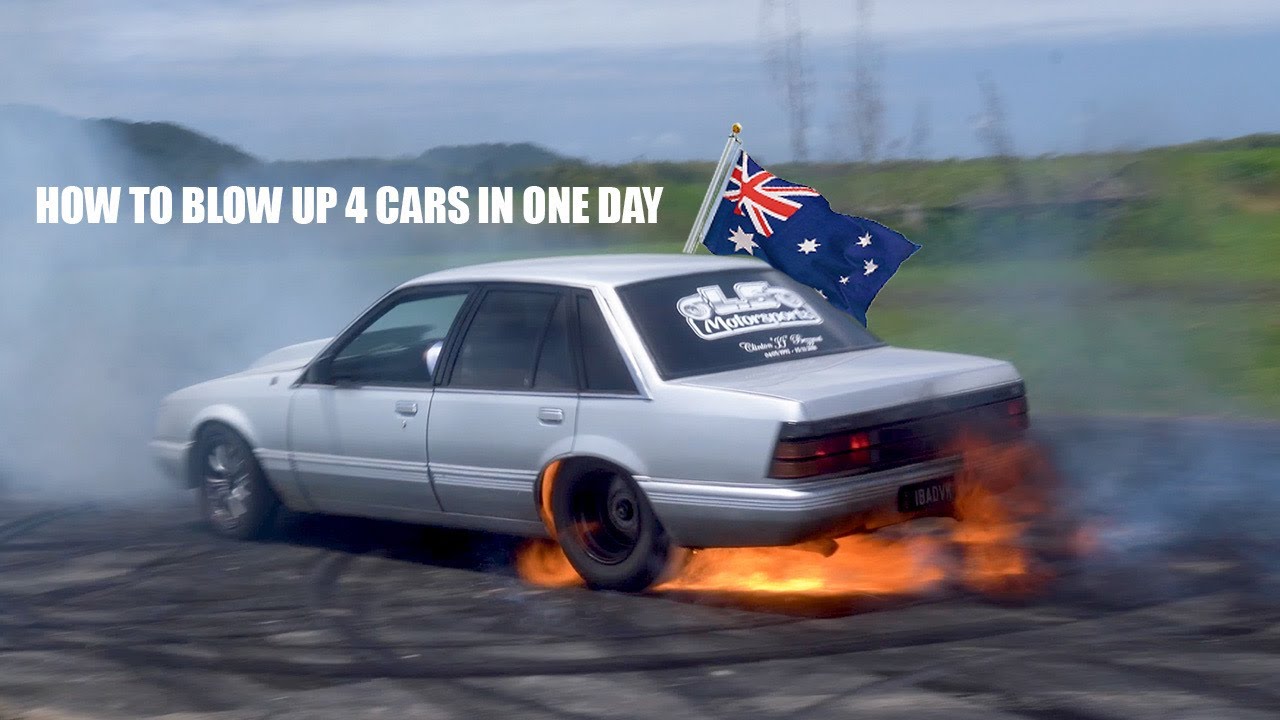 CRAZIEST AUS DAY при участии Троя Кэнди и Эдриана Портелли (Bush Bashing, Burnouts и Skids)