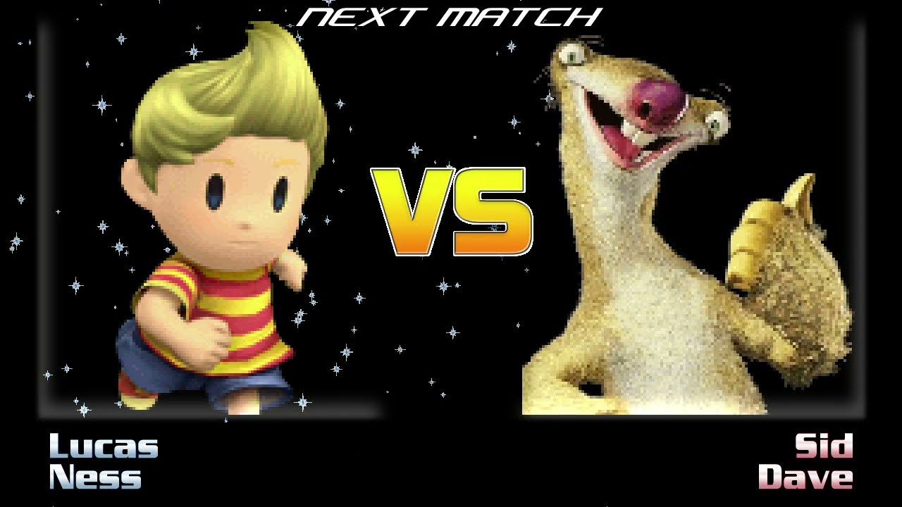 Mugen Battle - Lucas and Ness VS Sid and Dave (Minion)
