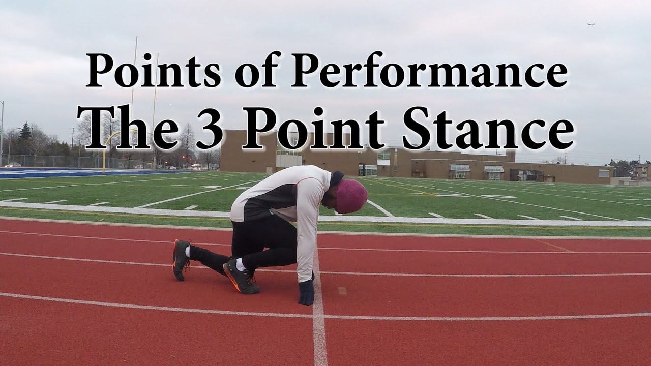 40 Yard Dash Technique | 3 Point Stance