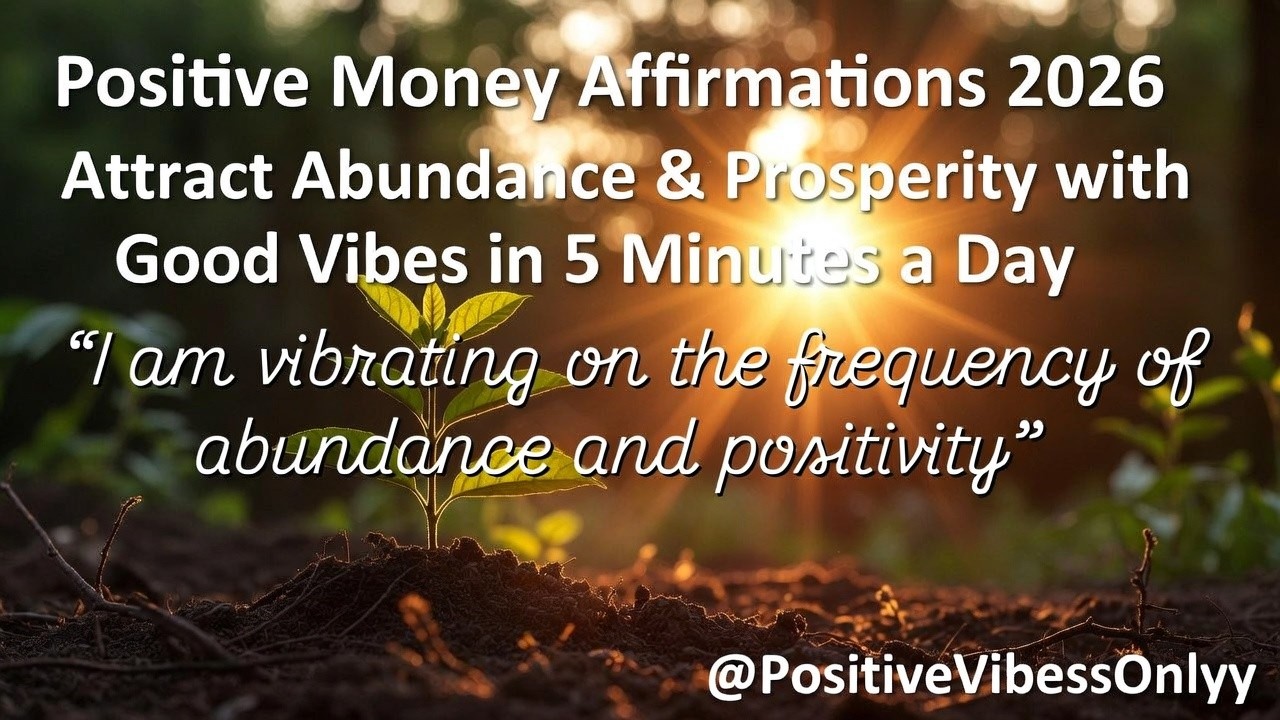 Positive Money Affirmations 2026 | Attract Abundance & Prosperity with Good Vibes in 5 Minutes a Day