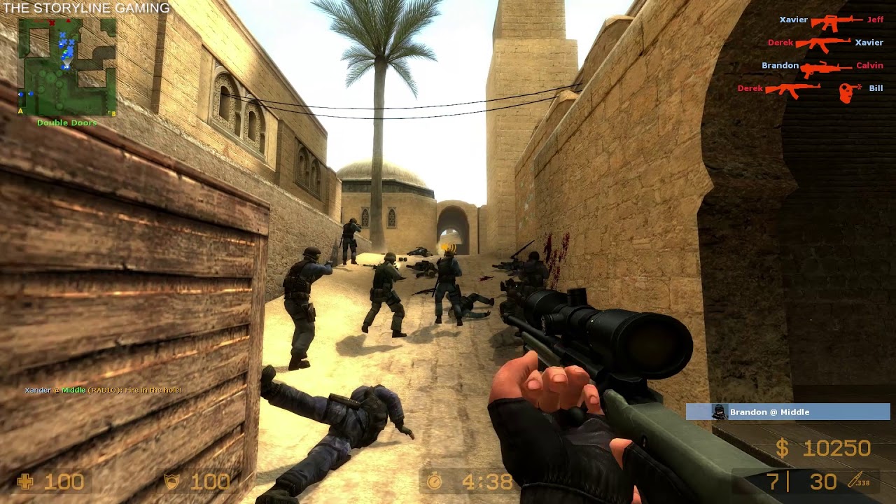 Counter Strike : Source - de dust2 - Gameplay 