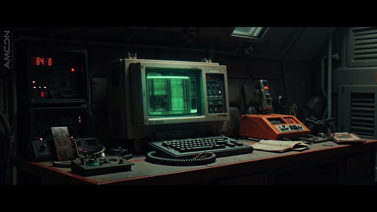 Alien Isolation Ambience | Nostromo Backrooms | MUTHUR Computer sounds for Sleep