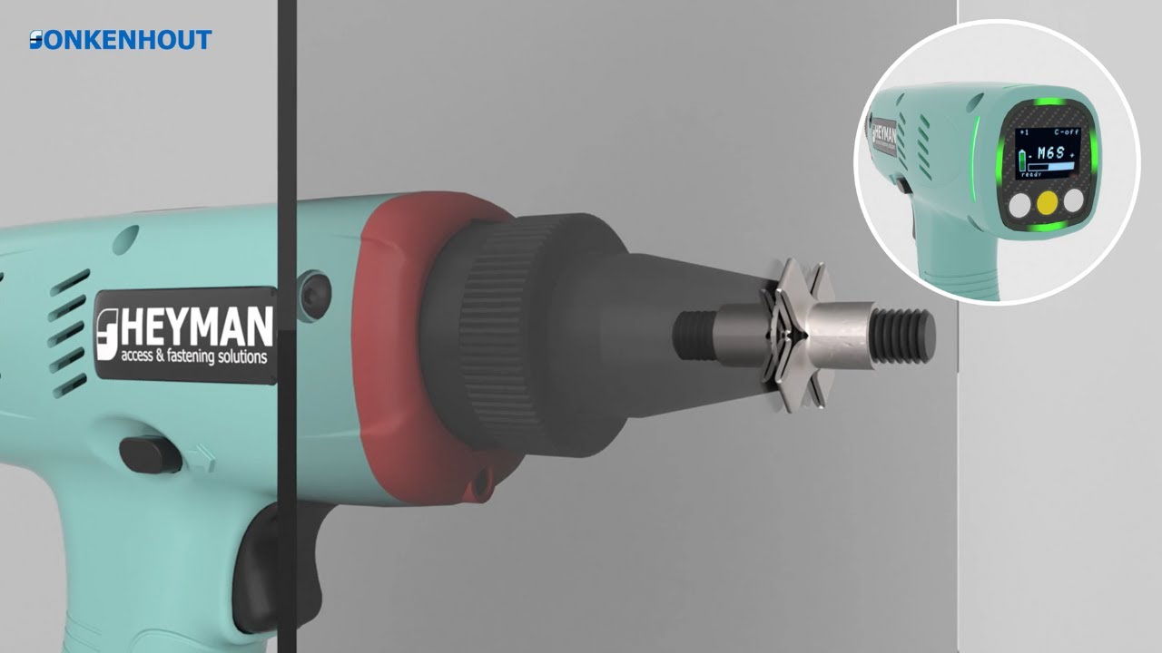 Blinde spreidmoeren High torque