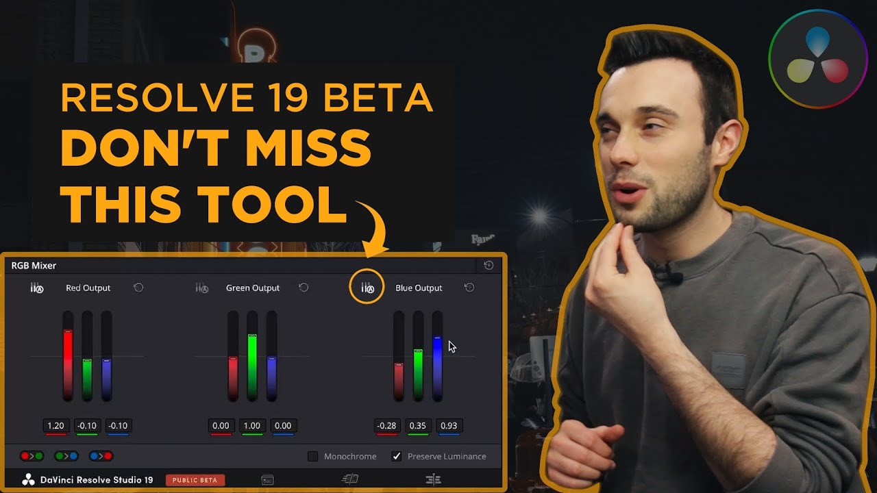 How to use the RGB Mixer: Advanced Look-Building as a colorist in Davinci Resolve 19