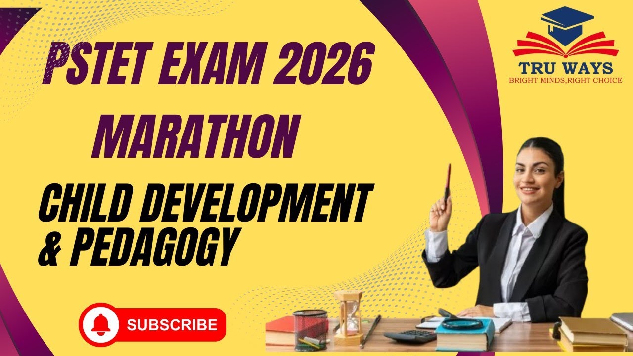 PSTET 2026 CDP Marathon | Complete Child Development & Pedagogy in One Shot | Detailed Class