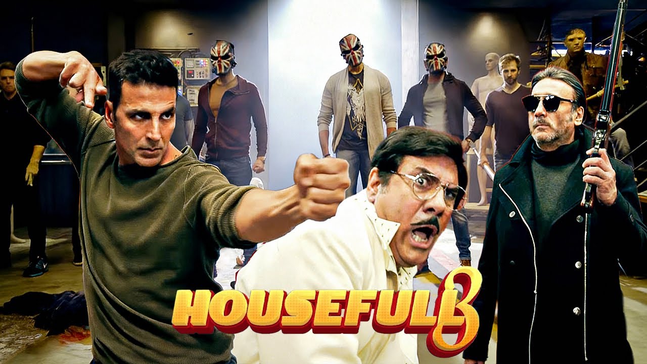 Akshay और Jackie Shroff की जबरदस्त लड़ाई | Housefull 3 Movie | Climax Scene