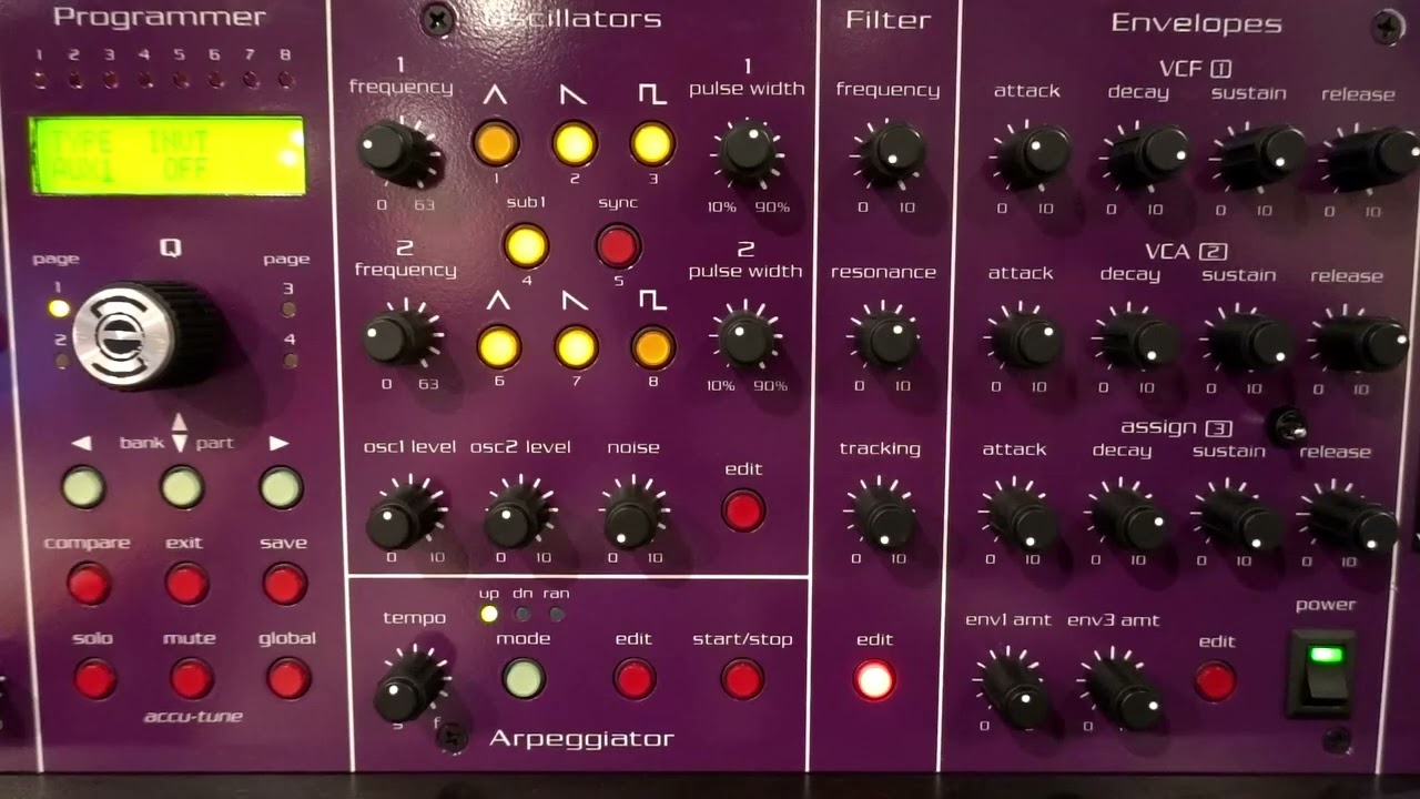 Studio Electronics Omega 8 Quick Filter Comparison