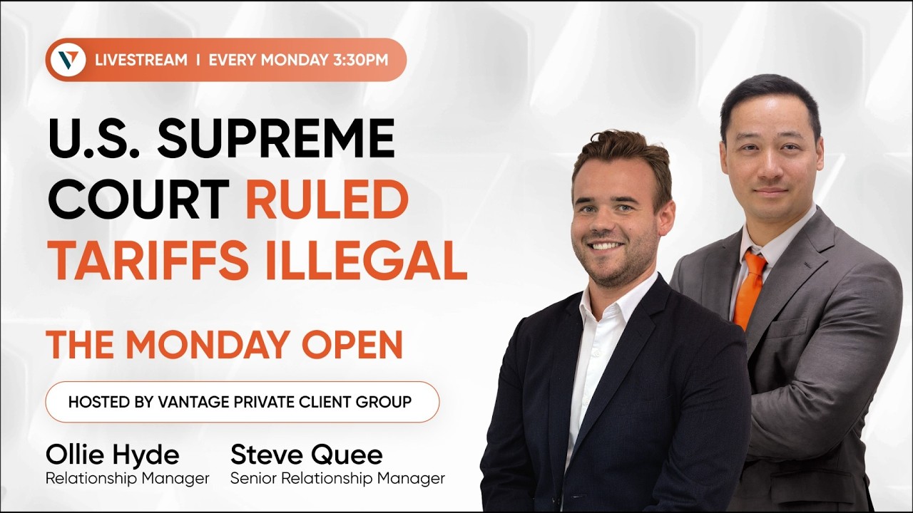 U.S. Supreme Court Ruled Tariffs Illegal | The Monday Open #financialnews #marketanalysis