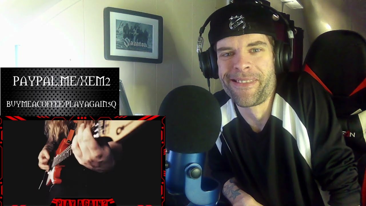 Tommy Johansson - Nuclear Attack(Gary Moore) (First Time Reaction)
