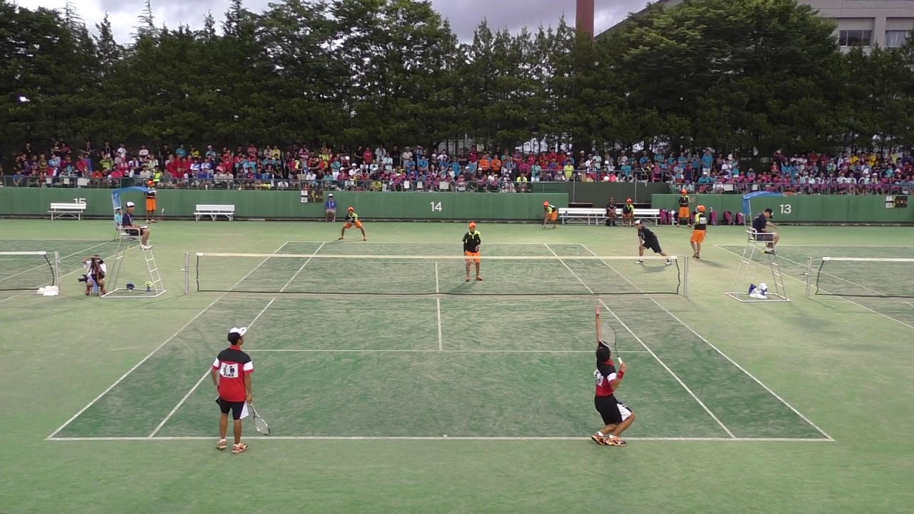 2017 全国高校総合体育大会 ソフトテニス競技 男子団体戦 決勝②