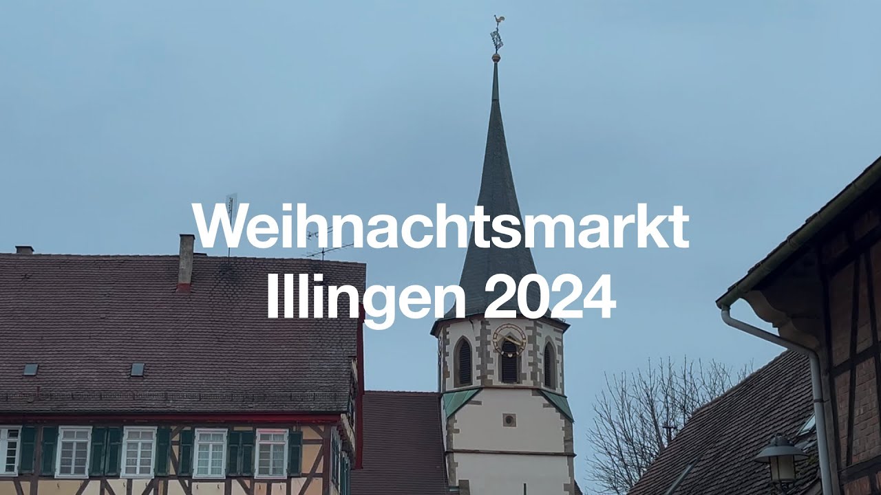 Weihnachtsmarkt Illingen [4K] 2024