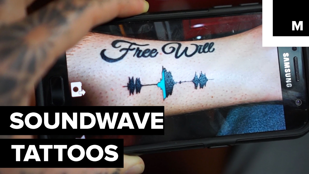 Soundwave tattoos let you immortalize your loved one's voice