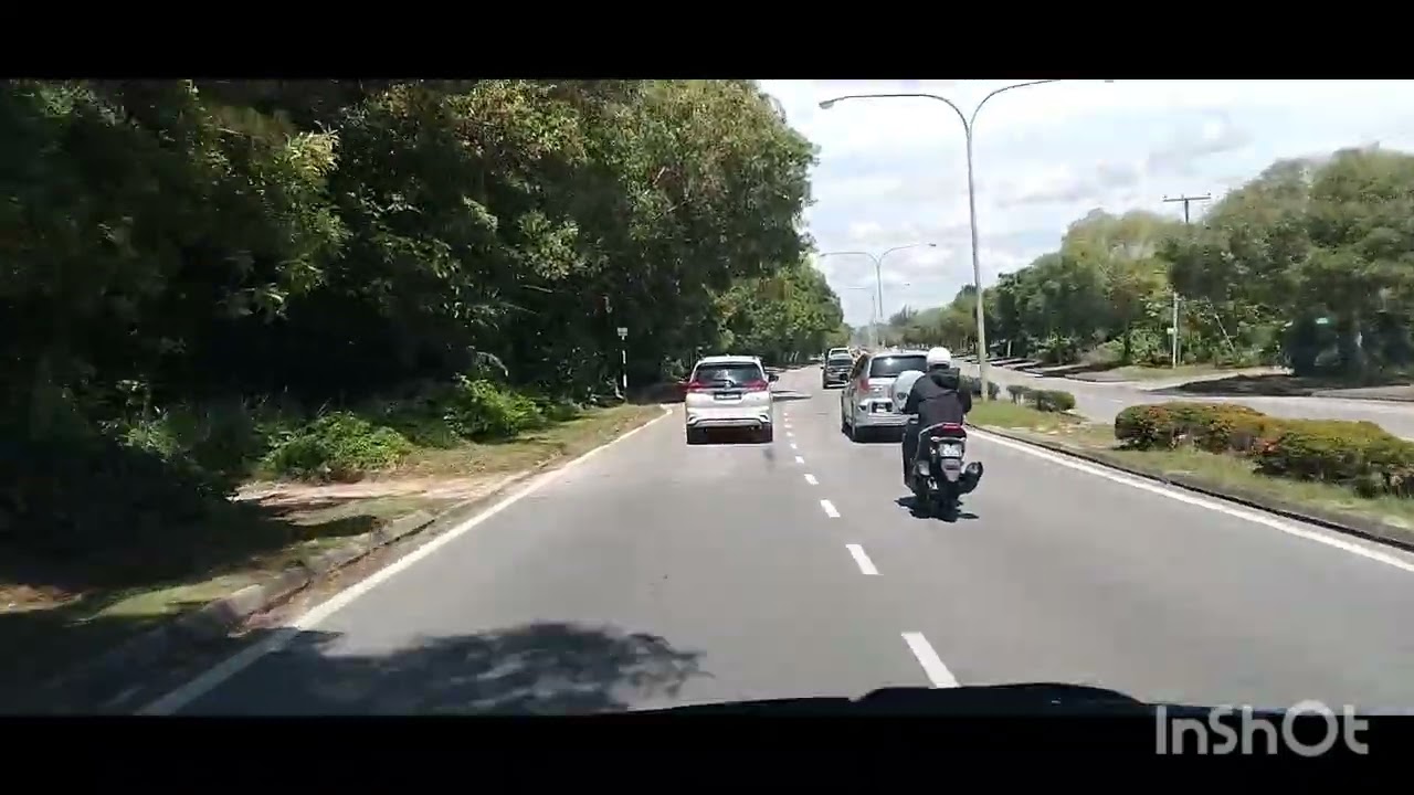 Roadtrip Bekenu town to Miri City by using coastal road.No background music just a lure sounds 