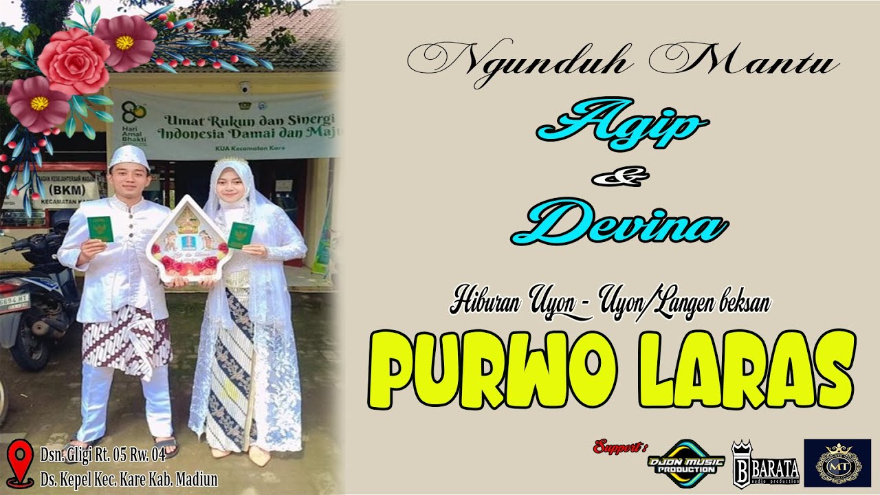 🔴LIVE STREAM NGUNDUH MANTU "AGIP & DEVINA" 30 JAN 2026 || KARAWITAN "PURWO LARAS" - BARATA AUDIO