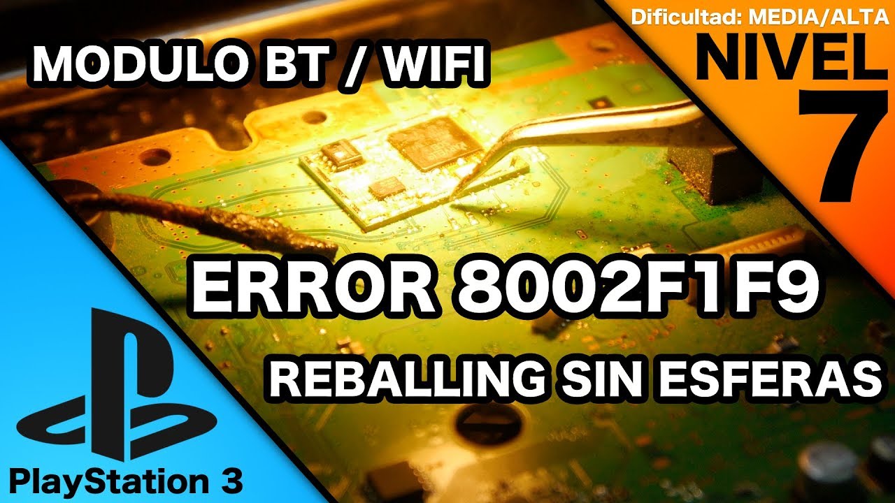 ERROR 8002F1F9 PLAYSTATION 3 NO SINCRONIZA NI CONECTA WIFI ##ElTallerDeYakara