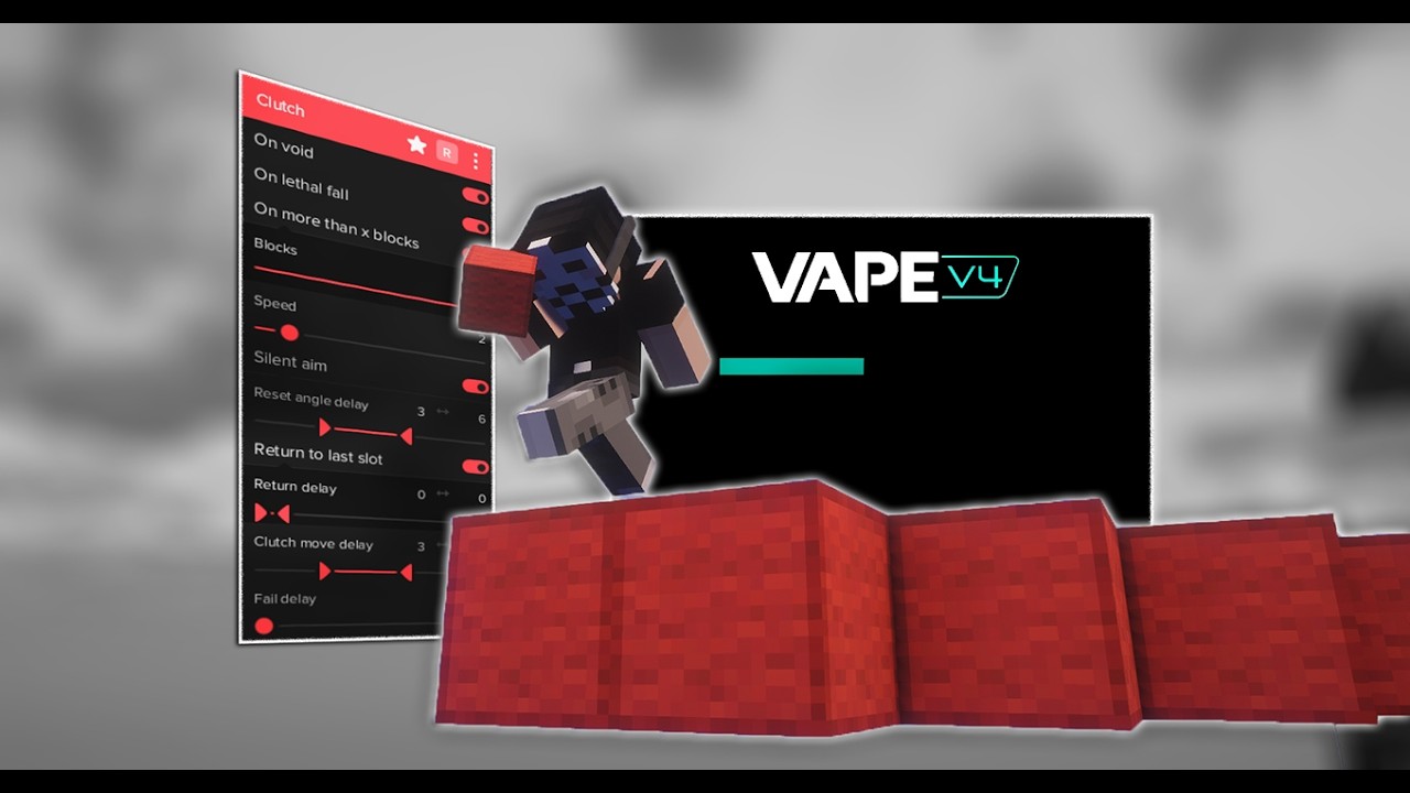 Semi Blatant Cheating on Hypixel Bedwars with Vape V4