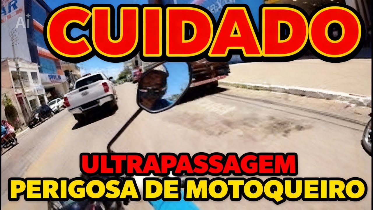 Rodando pelo Centro de Brumado e Uma Ultrapassagem Perigosa Aconteceu!