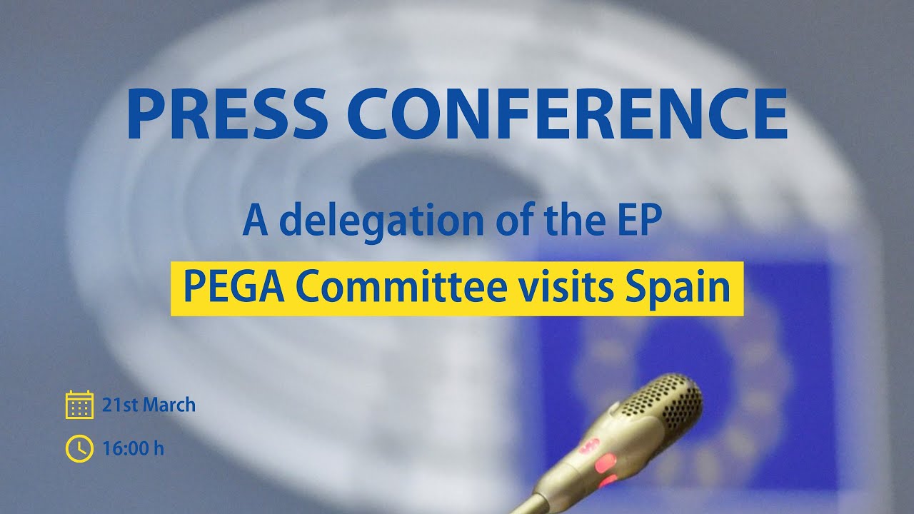 PRESS CONFERENCE | A Delegation of the PEGA Committee visits Spain