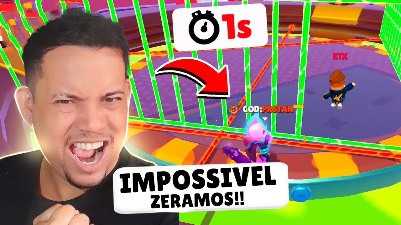 ZERAMOS o LASER TRASER LEND&Aacute;RIO no STUMBLE GUYS!!(PRSTAN X KHORTEX)😱