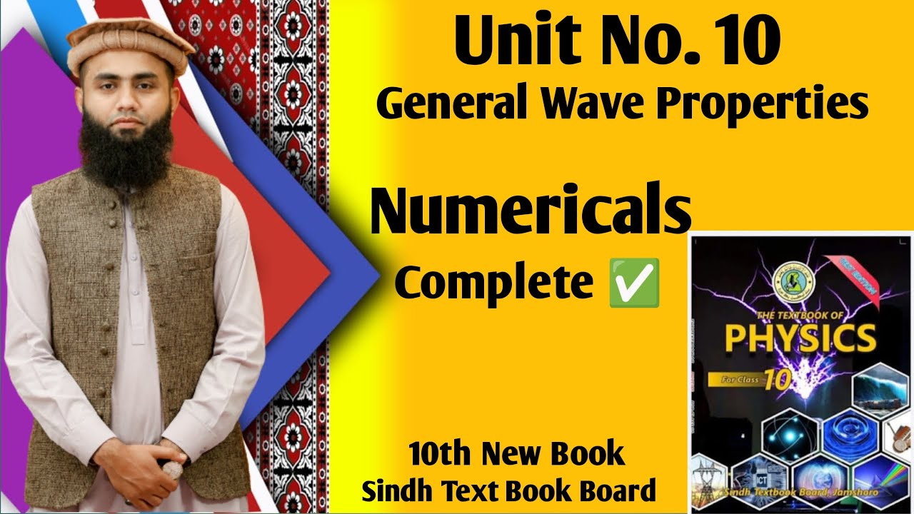 Class 10 Physics Unit 10 General Waves Properties Complete Numericals