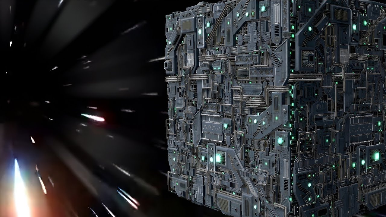 STAR TREK BORG CUBE AMBIENT TRANSWARP / AUTHENTIC SOUNDS / SCI-FI AMBIENCE ASMR 