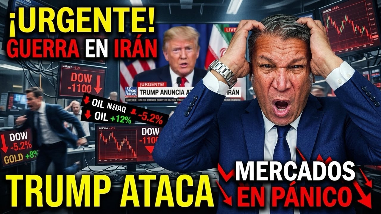 &iexcl;URGENTE! TRUMP ATACA IR&Aacute;N Y EL GRAN COLAPSO DE MERCADOS HA COMENZADO (P&Aacute;NICO TOTAL)
