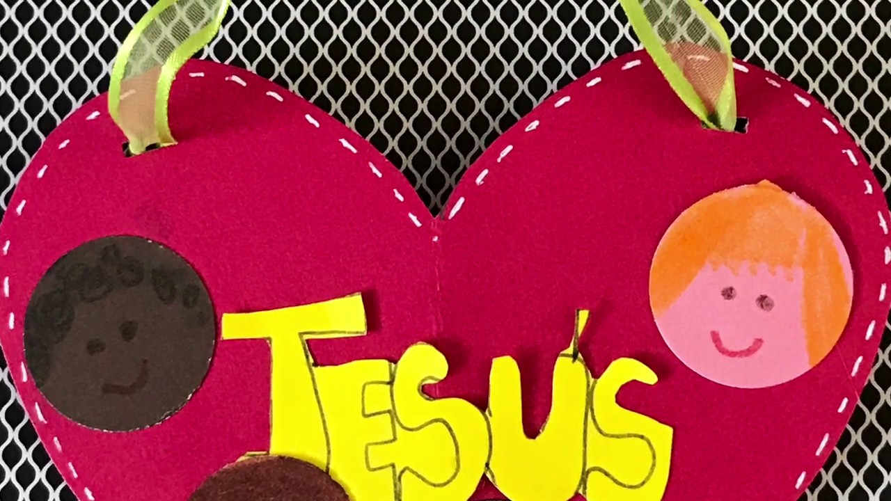 Manualidad Jesús ama a los niños/Escuela Dominical