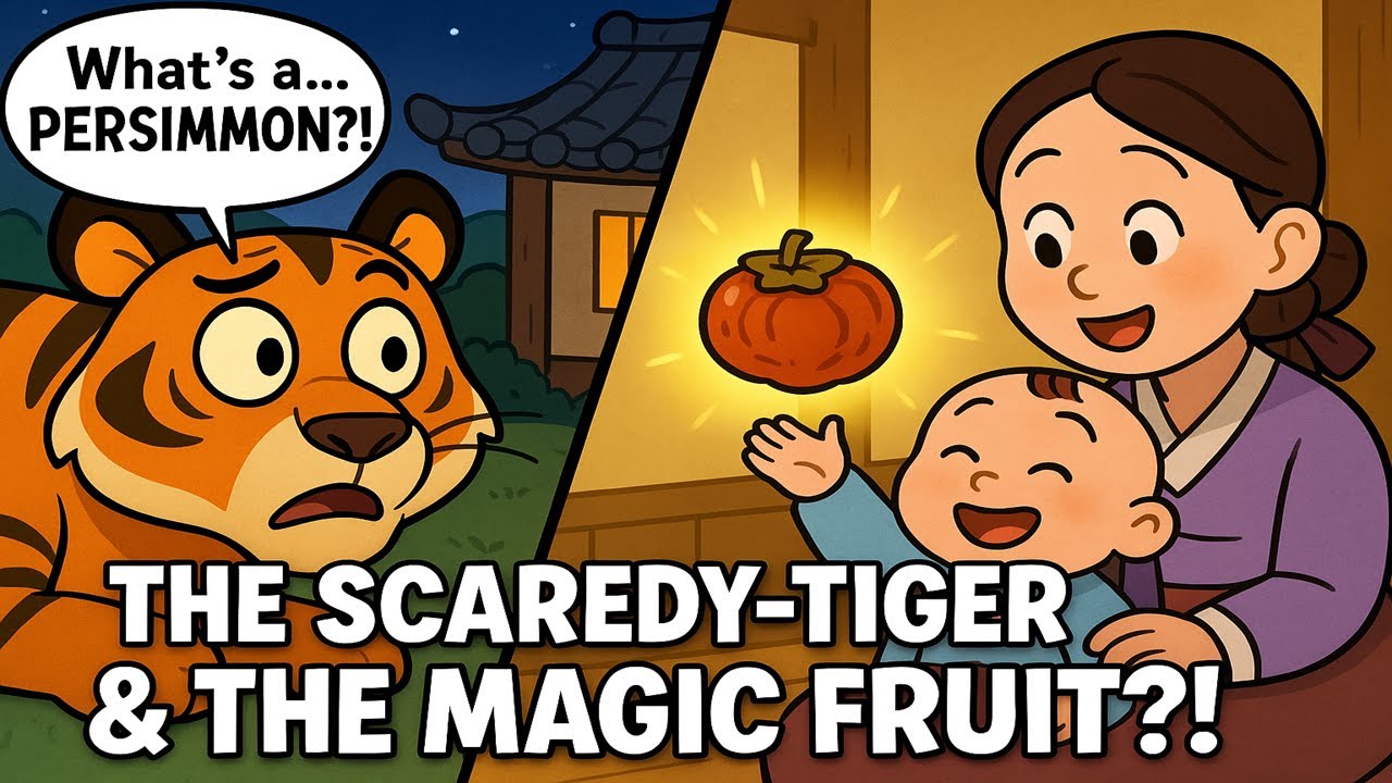 The Tiger and the Dried Persimmon 🐯 | Korean Folktale for Kids | Moral Story Animation
