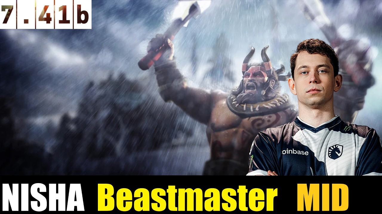 🤯NISHA [Beastmaster] MID 7.41b - DOTA 2 HIGHEST MMR MATCH#dota2  #dota2gameplay  #nisha