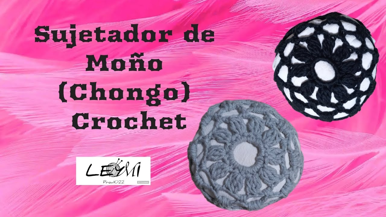 Bun Cover Clásico de Ganchillo  (Sujetador de Moño/chongo)