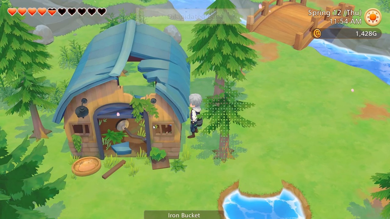 Story Of Seasons Pioneers Of Olive Town 7 ซ่อมโรงนาสำหรับสัตว์ใหญ่