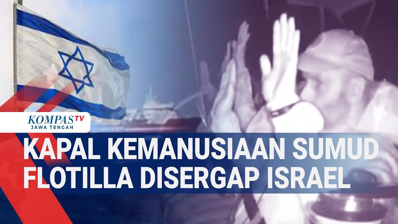 Kapal Kemanusiaan Sumud Flotilla Disergap Israel