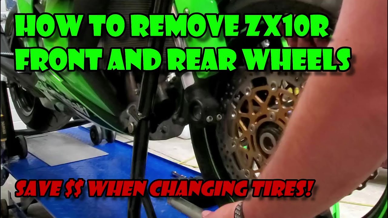 How To Remove Motorcycle (ZX10R) Wheels