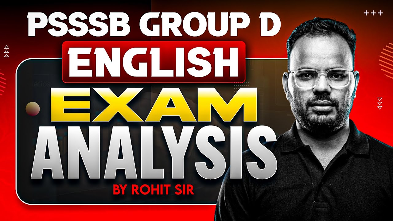 PSSSB Group D Answer Key | PSSSB Group D English Answer Key 2026 | PSSSB Group D Analysis