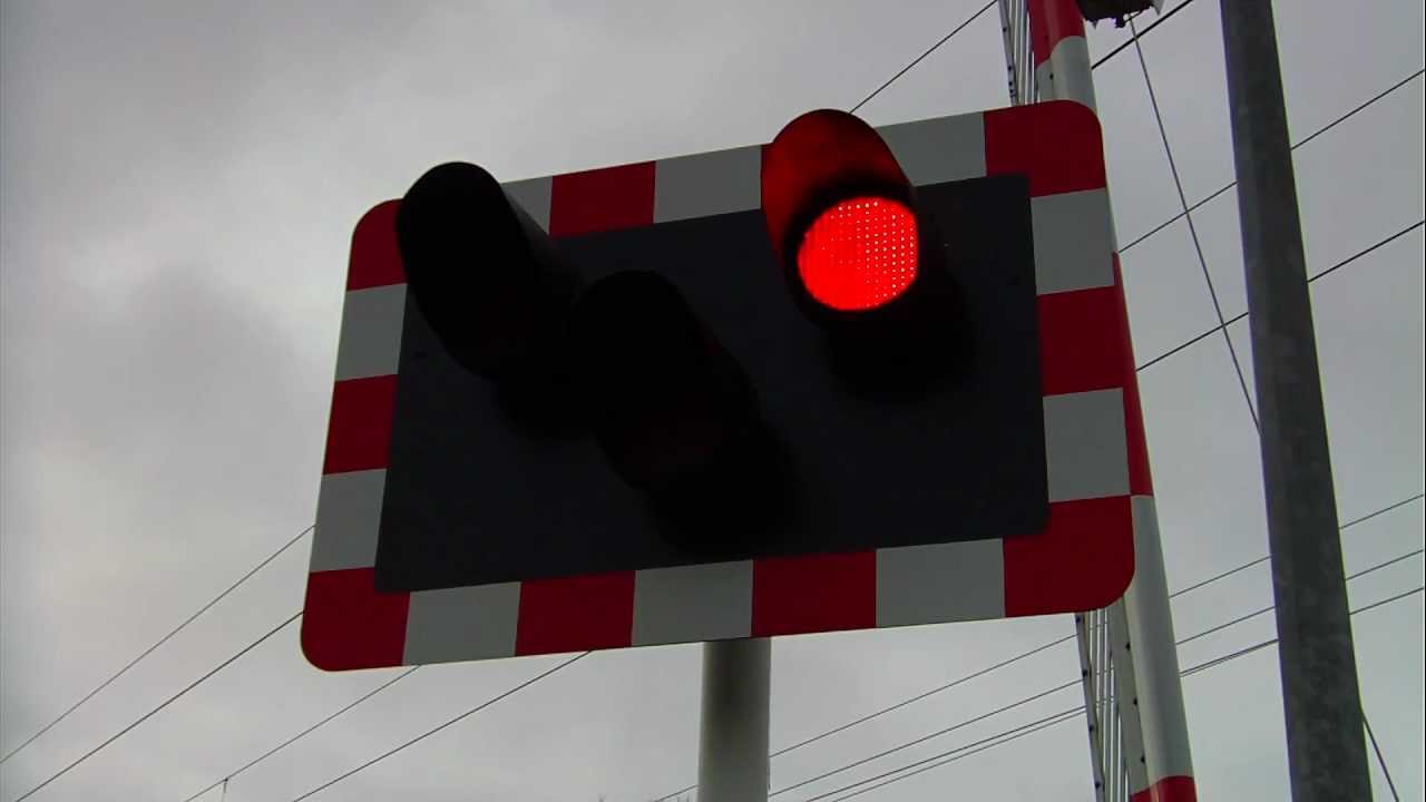 Level Crossing at Merrion Gates in Dublin