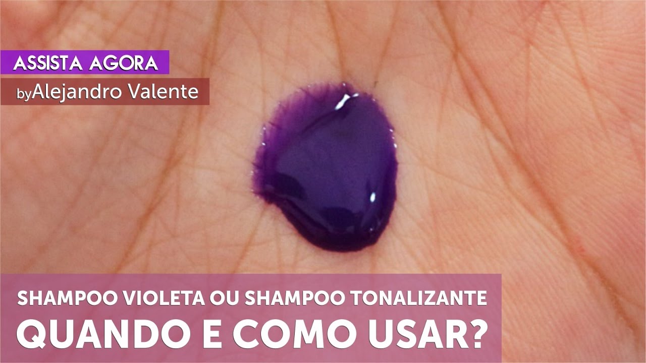 Quando usar o Shampoo violeta ou Shampoo tonalizante?