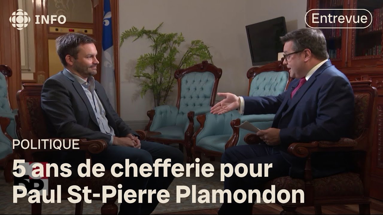 Cinq ans de chefferie pour Paul St-Pierre Plamondon | Les coulisses du pouvoir